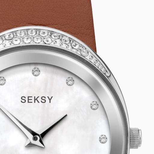 Seksy best sale watches silver